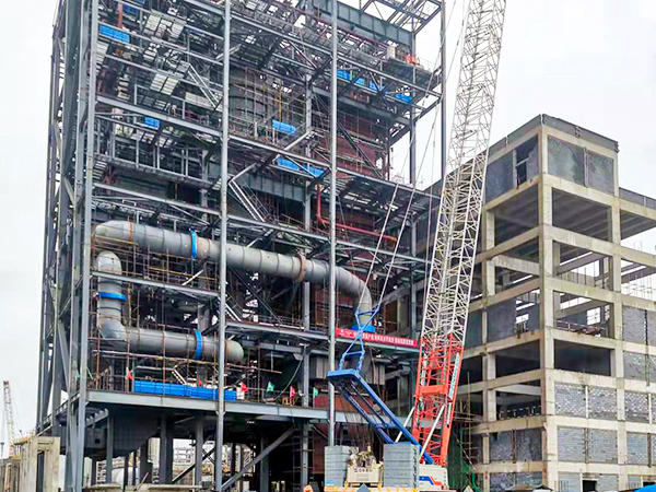 河北循环流化床锅炉耐火耐磨可塑料施工案例